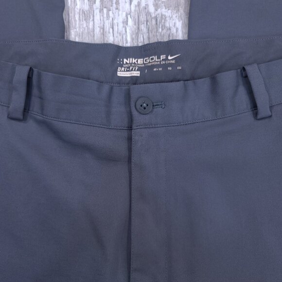 Nike Golf Pants Mens 40x32 Tour Performance Gray Tech Dri Fit Woven Stretch - Picture 6 of 10